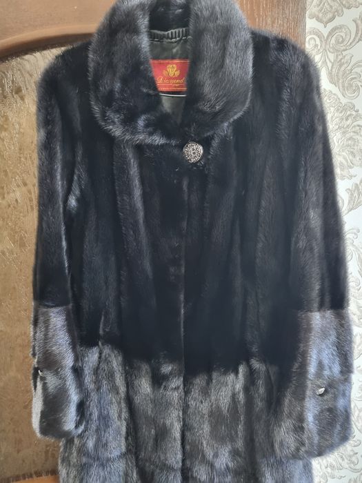 Норковая шуба в хорошем состоянии