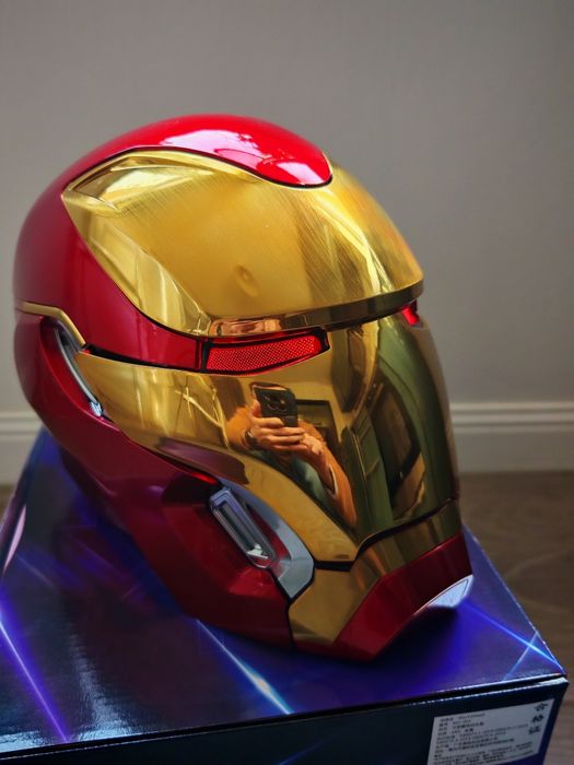 Masca electrica Iron Man MK5 1:1 PREȚ PROMO telecomanda, comanda vocal