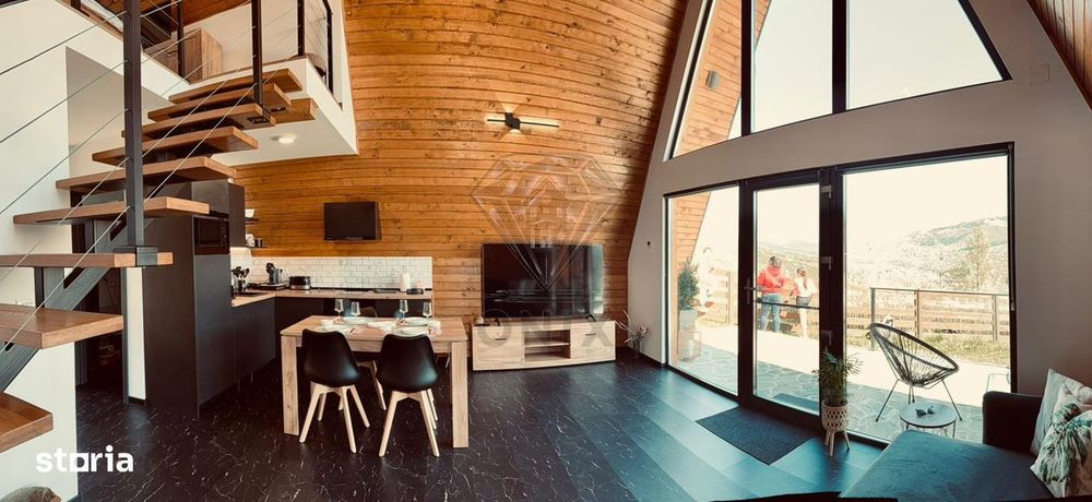 Casa A-Frame de vanzare | Valea Doftanei, Tesila | Constructie 2024 |