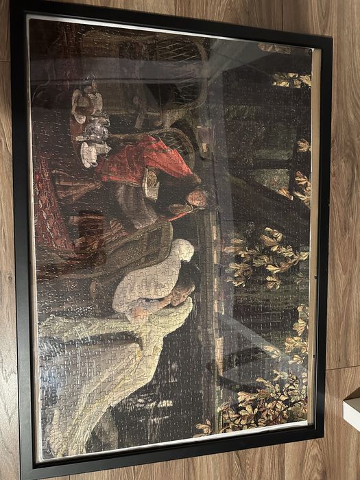 Tablou puzzle in rama
