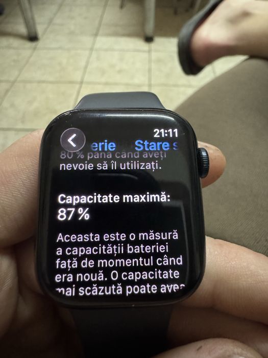 Apple watch seria 8 cadran 45mm