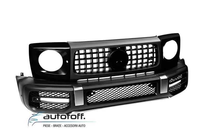 Pachet exterior compatibil Mercedes G-Class W463 (08-17) G63 Wide Body Conversie 2018+