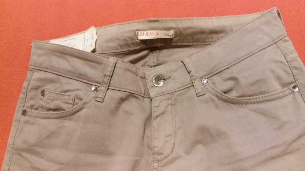 Pantaloni dama Liu Jo bej jeans