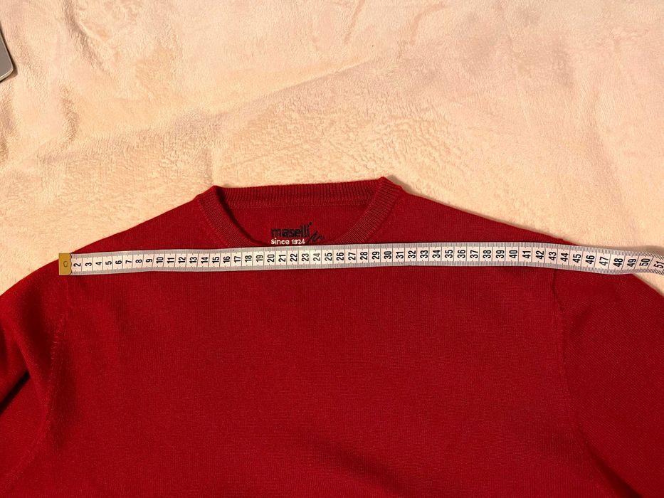 Pulover merino Maselli rosu