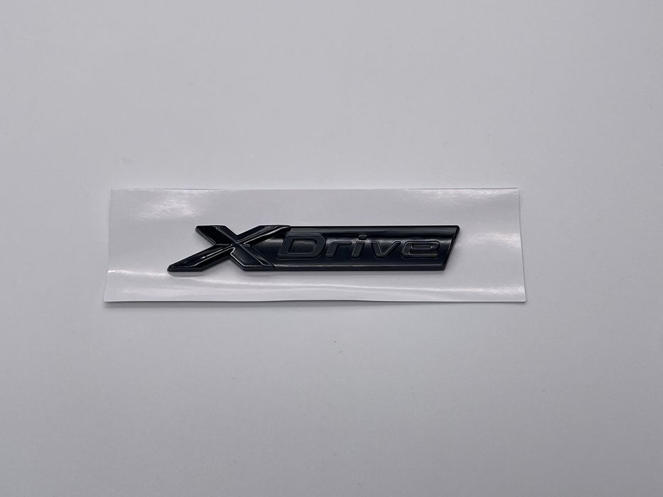Emblema Compatibila BMW X-drive negru