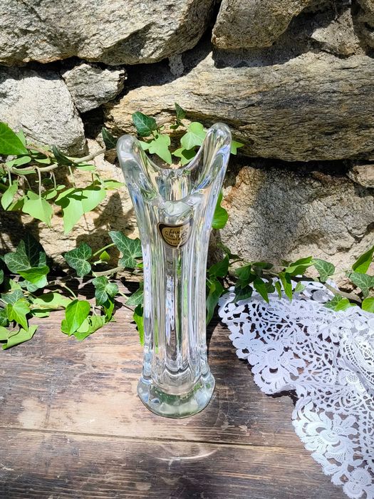 Две вази цветно стъкло