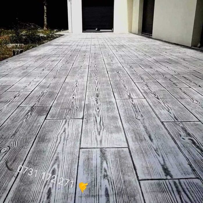 Beton amprentat de calitate. amenajari pavaje cu beton amprentat