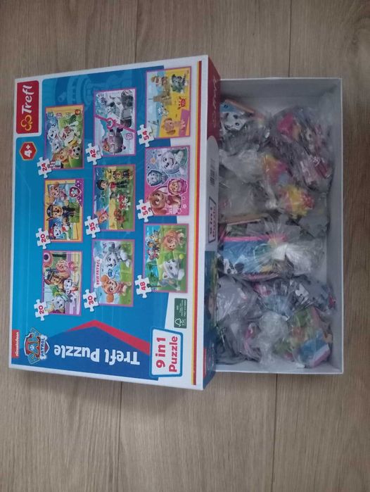 Trefl puzzle 9 in 1 327 piese Paw patrol