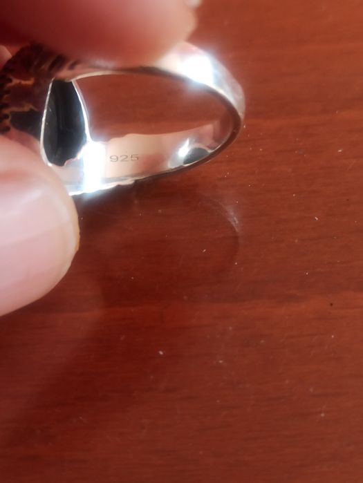 Продавам сребърен пръстен със син  лабрадорит - ръчна изработка 925