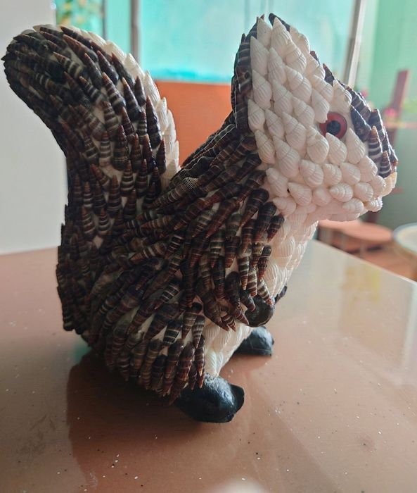 Сувенир из ракушек, статуэтка , сувенир