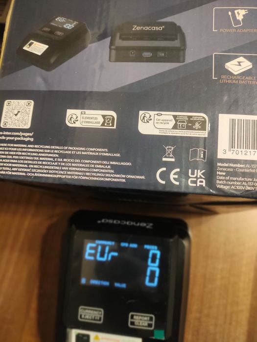 Detector bancnote false