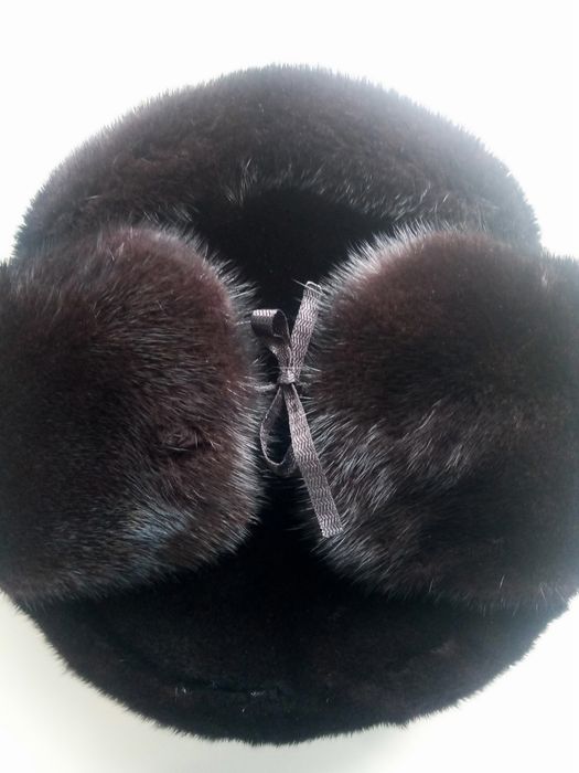 Шапка ушанка норка