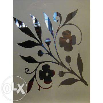 Sablare geamuri , geam sablat, folie sablare,sabloane sablat