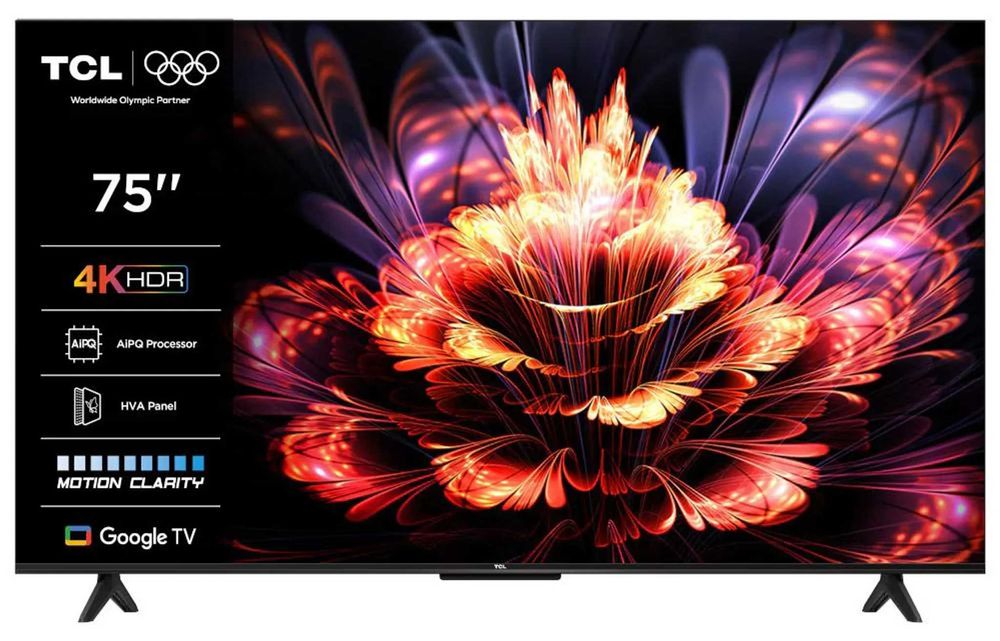 Телевизор NEW TCL 75V6C 4K Google TV по Низкой цене+Доставка!
