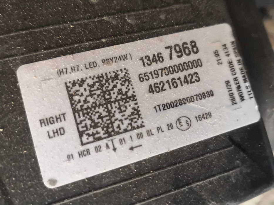 LED модул Opel Crossland X десен/Дневна светлина Opel Crossland X