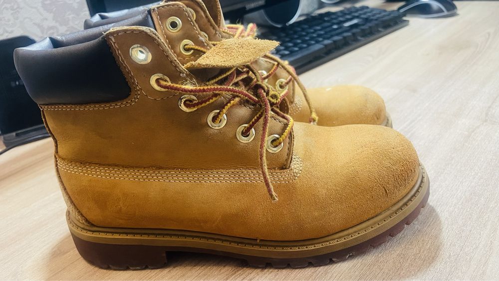 Timberland 34.5 original, не убиваемые ботинки