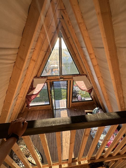 Teren cu cabana A frame