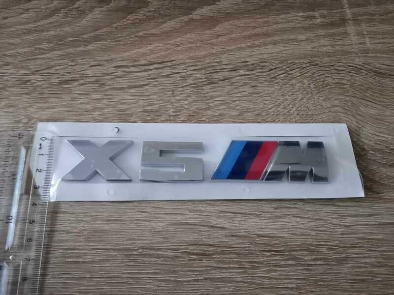 BMW X5M сребриста емблема лого