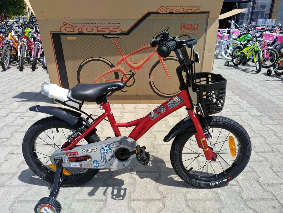 BYOX Детски велосипед 16" ROBO червен