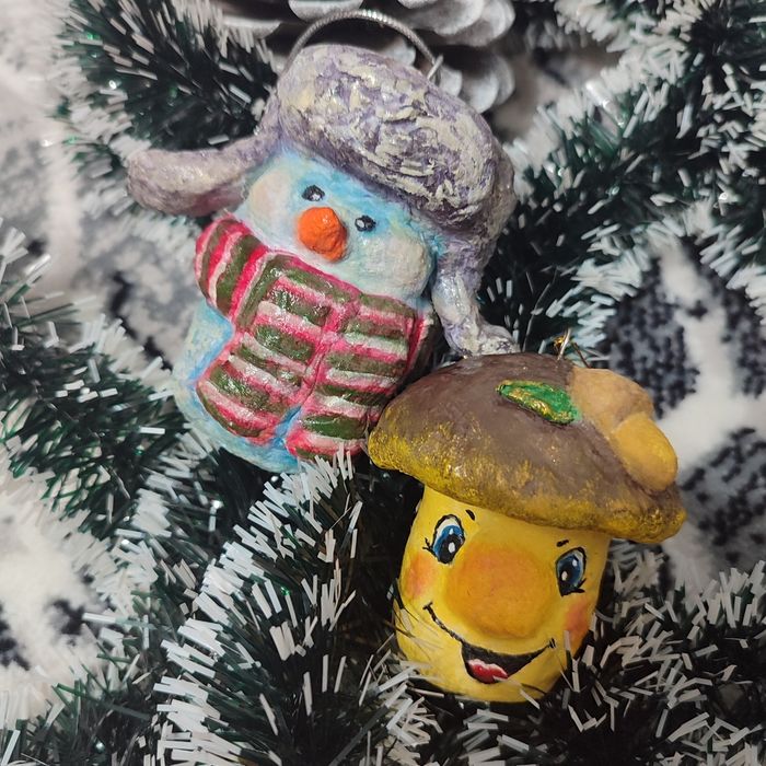 Ватные игрушки ручной работы