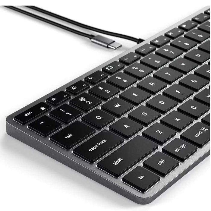 Tastatura cu fir Satechi Slim W1 USB-C retroiluminata, IMPECABILA