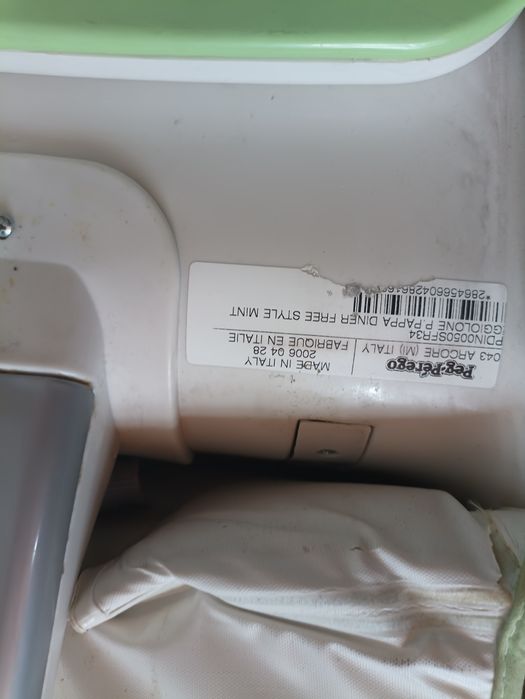 Premergător / Scaun de masa copii pappa diner free style mind follow m