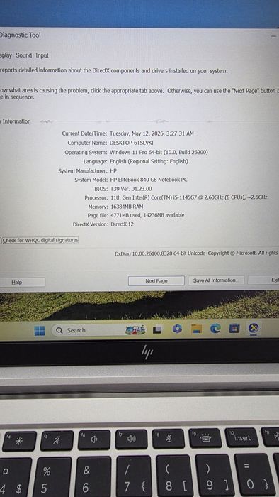 Hp EliteBook 840 G8 i.5 1145G7 16 gb ddr4 TouchScreen!