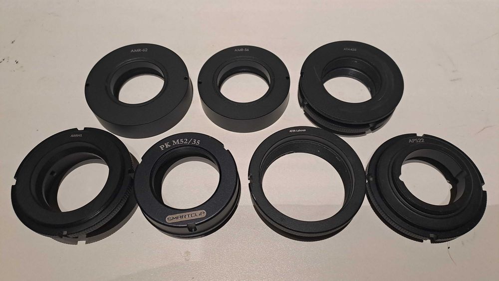Adaptoare pentru atașamente dispozitive termoviziune Blaser, Rusan, Smartclip, pentru lunete