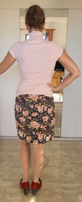 Fusta midi, dreapta, inflorata 38-40, Peek&Cloppenburg