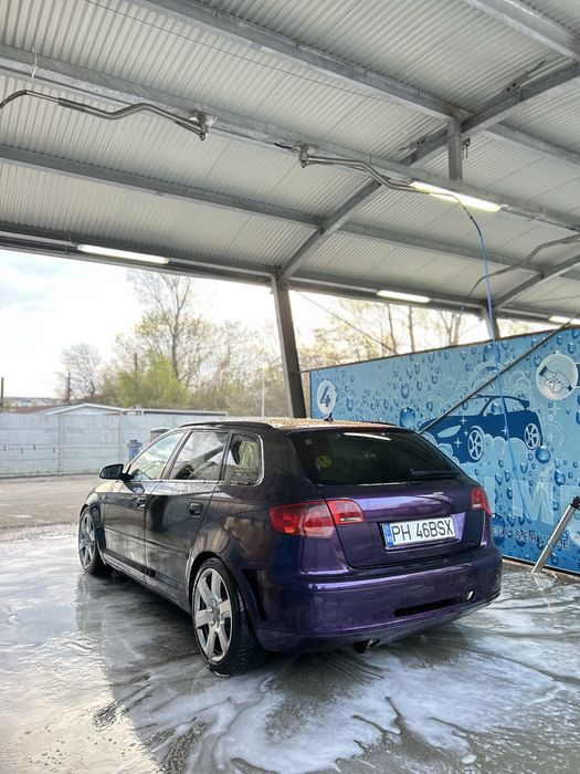 Audi A3 S line QUATTRO 2.0 TDI 215cp FULL MODIFIED wide  body / S3 look / evacuare clapetă