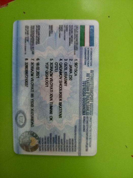 JAWA мотоцикл сотилади