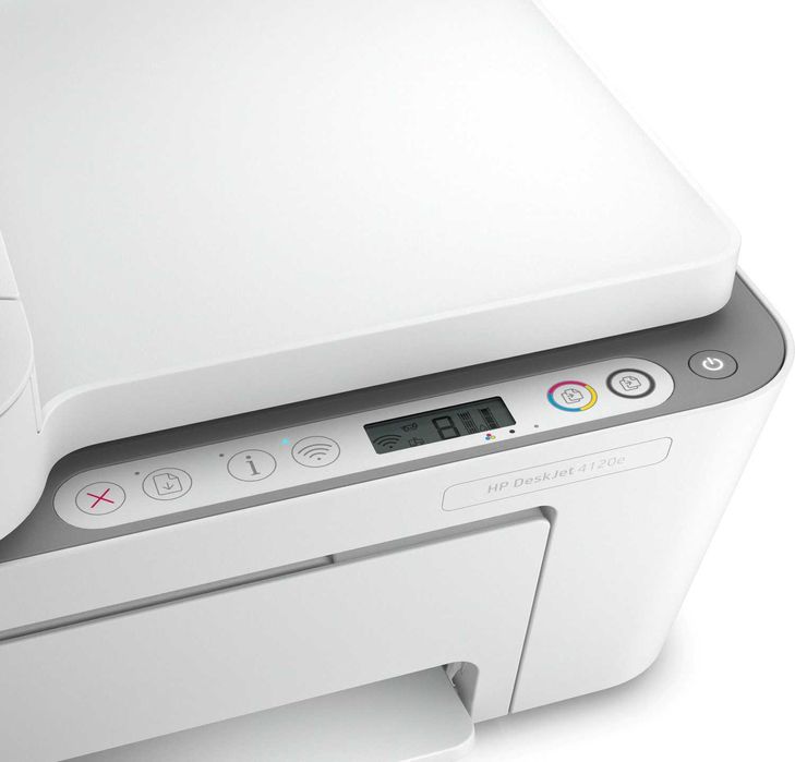 Мултифункционалнo устройствo AiO HP - DeskJet 4120e, бяло