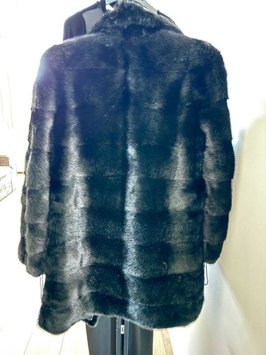 Шуба норковая с шапкой
