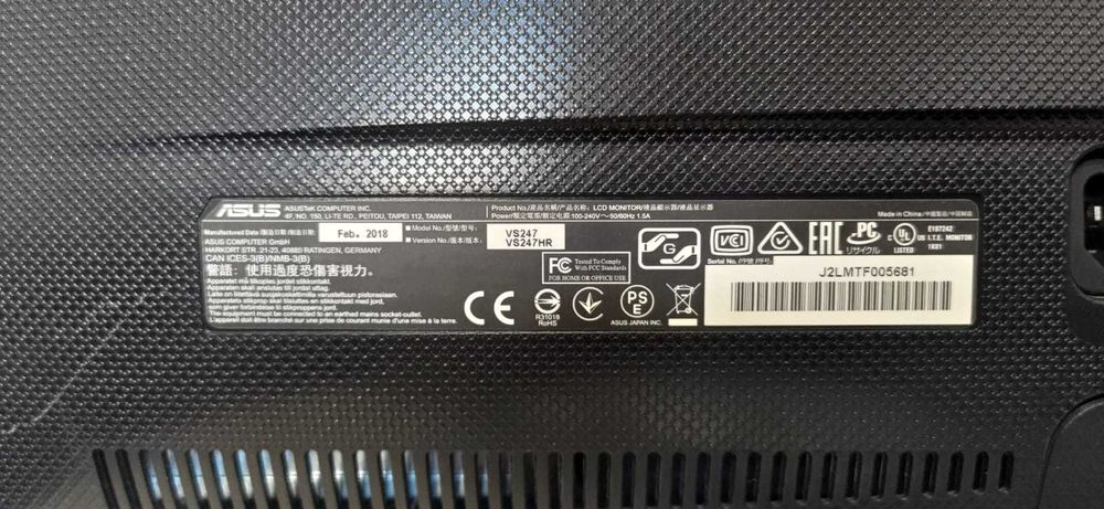 Vand monitor AOC, ASUS, ACER 21"5 inch