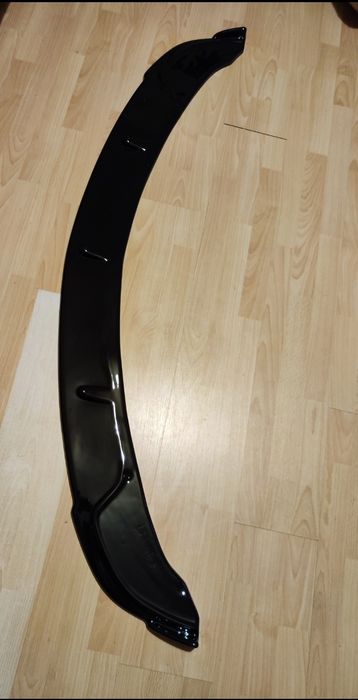 Prelungire lip spoiler bara fata BMW Seria 3 E90/E91 Facelift Negru