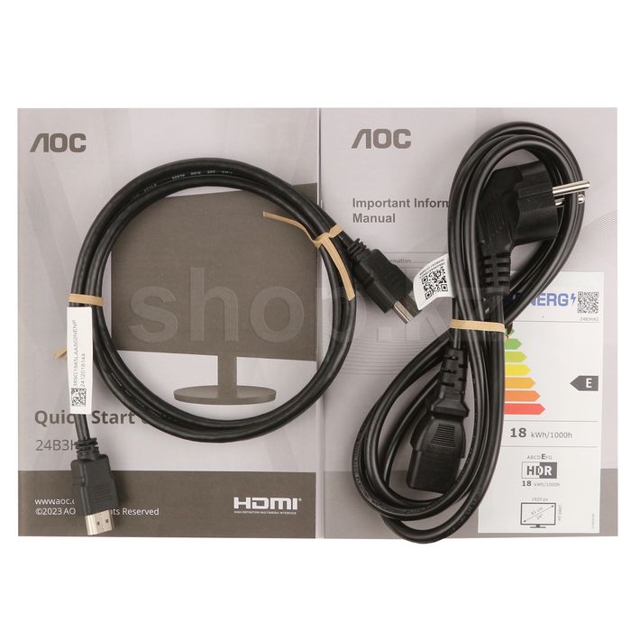 Монитор AOC 24B3HA2/01 (23.8”, FullHD, IPS, 100 Hz)