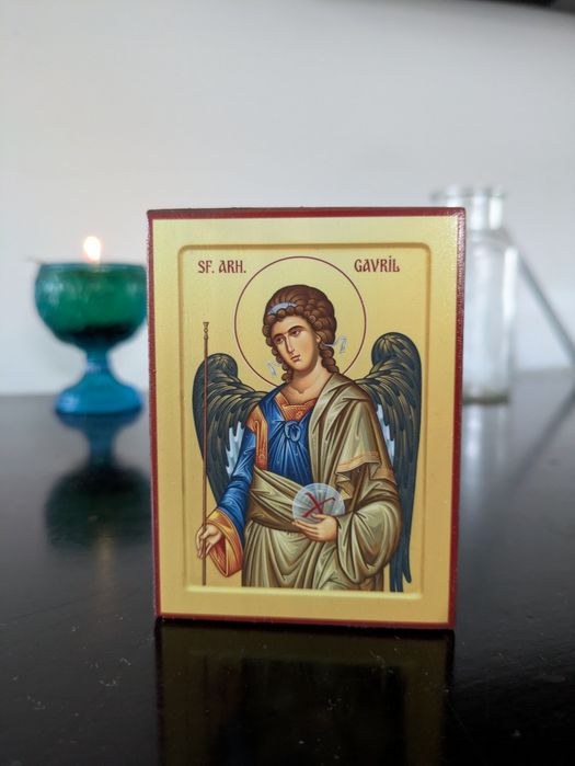 Icoană pe lemn Sfântul Arhanghel Gavriil