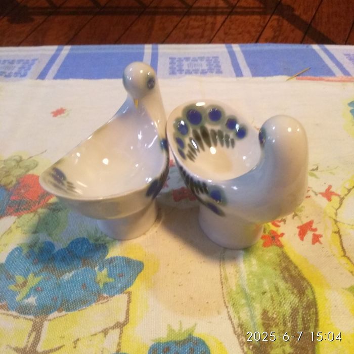Солонки - птички из СССР Посуда.