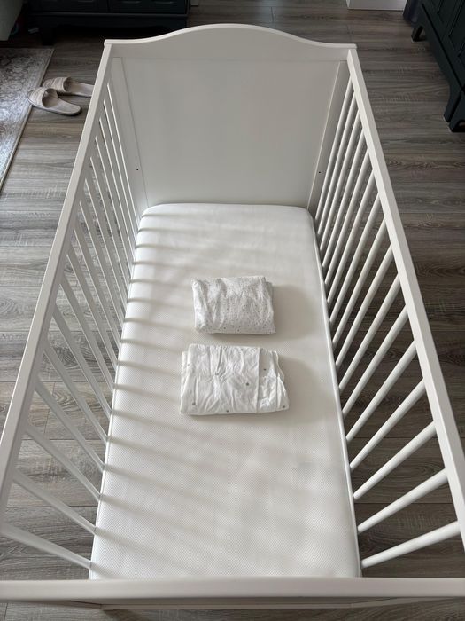 Patut bebe ikea alb SMAGORA