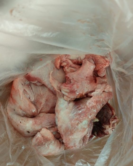 Говяжья обрезь с голов