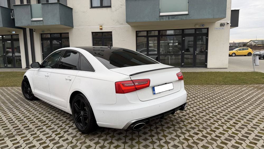 Audi A6 2012 E5 2.0 D 177 CP Automat Matrix Alb Perlat Pachet RS6