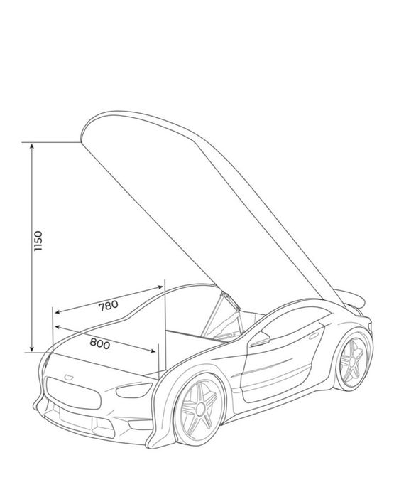 Продам кровать машину