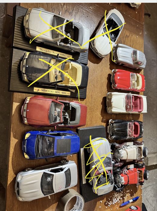 Masinute, 1/18, mercedes, bmw, audi, porsche