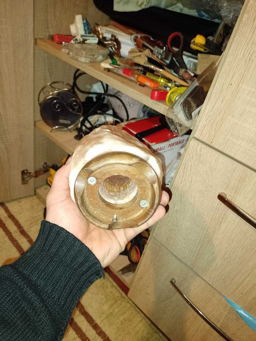 Lampa din drob de sare