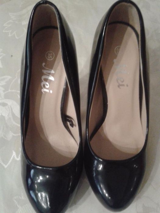 Елегантни обувки МЕЙ, велурени боти на висок ток