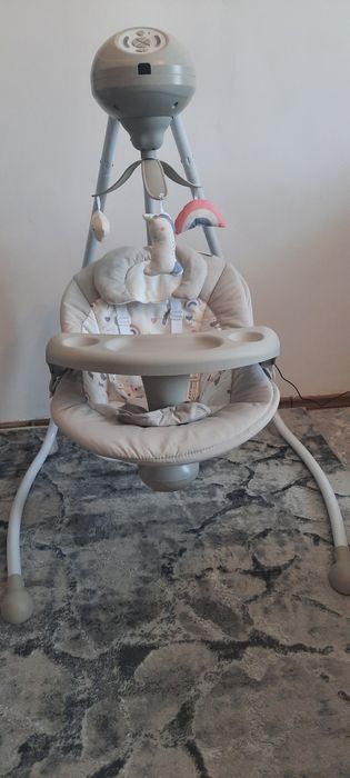 Leagan electric Wunderkid Side cu telecomanda  si conectare la priză