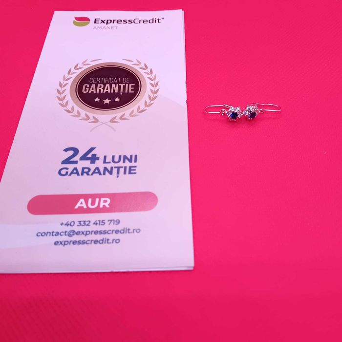 Cercei aur 14k 2.17 g (Ag4 Dacia B50973.2)-Garantie 2 Ani