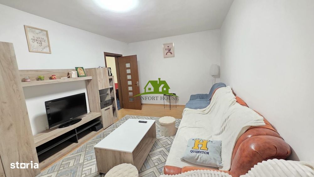 APT. 62mp cu 2 camere/2 balcoane – mobilat/utilat – Matei Basarab