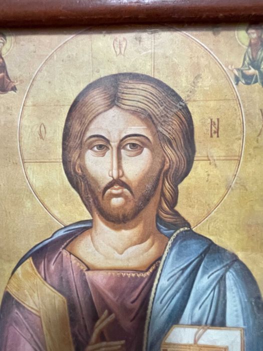 icoana veche dim lat 21 cm  lung 27 cm icoana veche