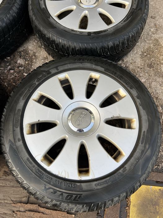 Джанти с гуми 16 5x112 цола за Audi